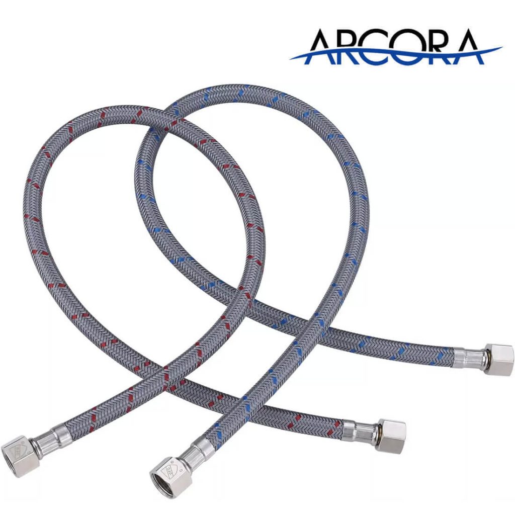 arcora-8-12-inch-bathroom-kitchen-faucet-connector-braided-nylon