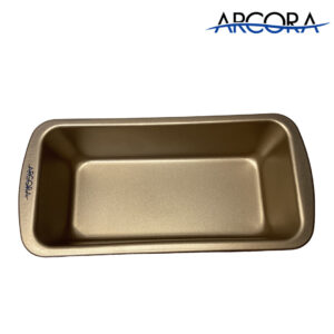 ARCORA Steel Bakeware Toast Mold Square Loaf Pan for Baking Bread in Gold