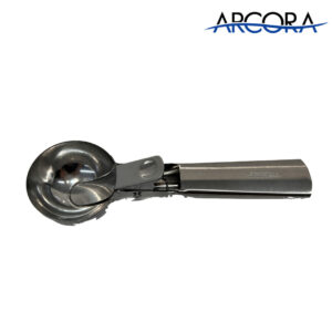 ARCORA Stainless Steel Ice Cream Scoop with Easy Trigger