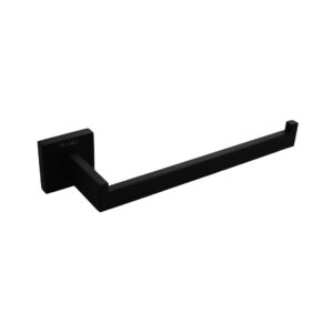 ARCORA Single Arm Matte Black Wall Mount Bathroom Toilet Paper Holder