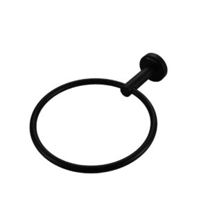 ARCORA Matte Black Stainless Steel Wall Mount Towel Ring